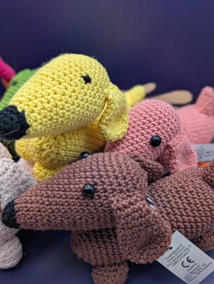 Dackel - gehรคkelt- Amigurumi