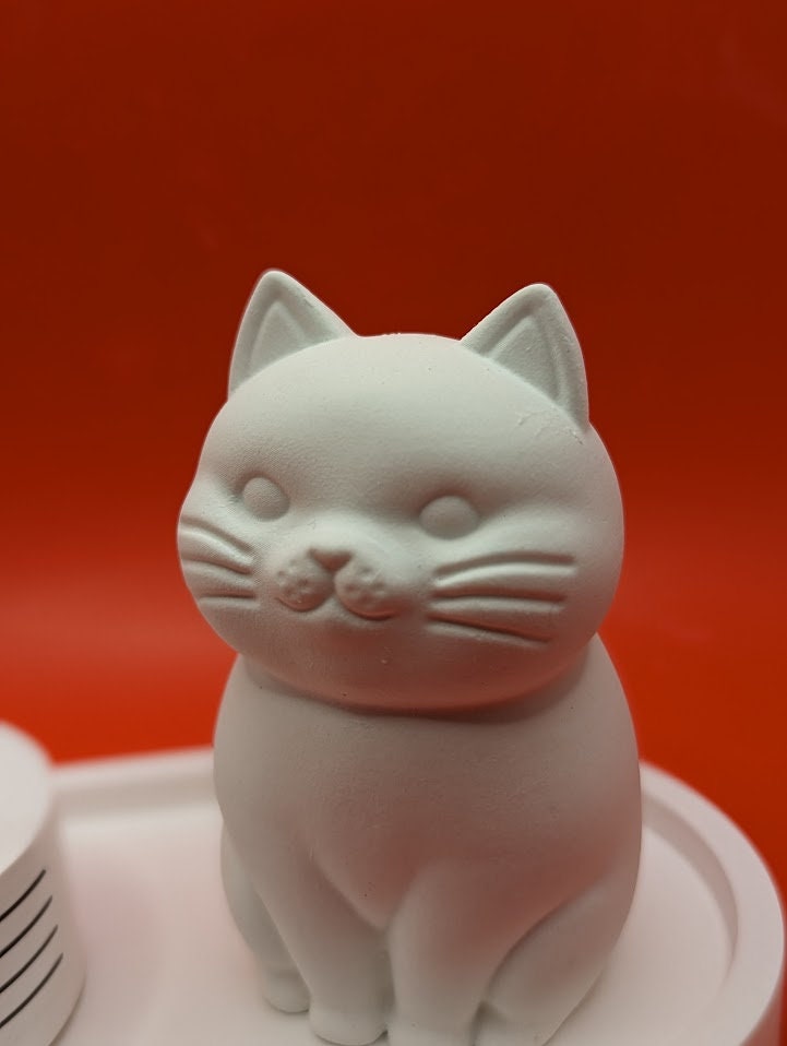 Kerzenständer Teelicht mit Katze