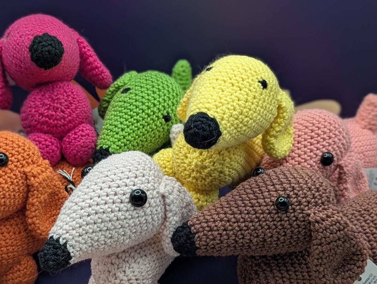 Dackel - gehäkelt- Amigurumi