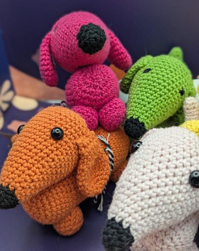 Dackel - gehäkelt- Amigurumi